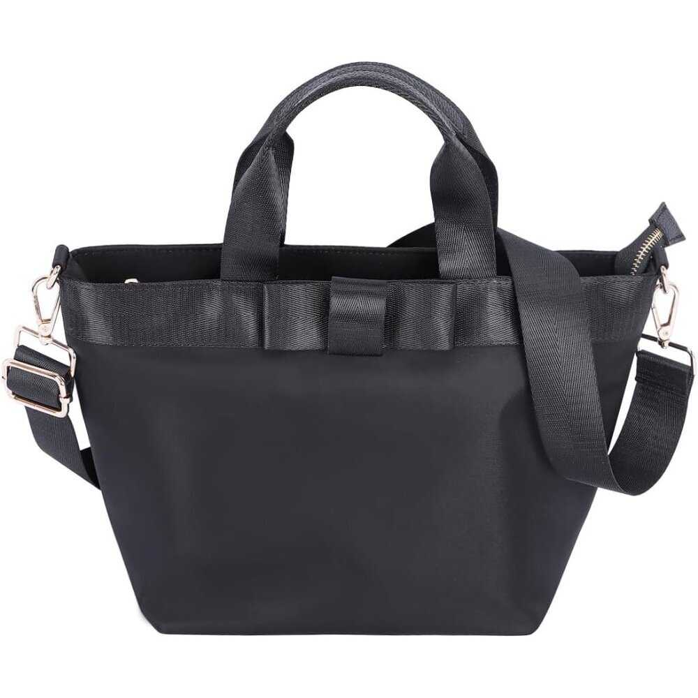 Women's Nylon Crossbody Tote Bag Durable Lightweight Spacious Business Casual